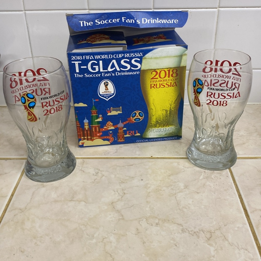 2018 FIFA World Cup Russia 12oz glass set
